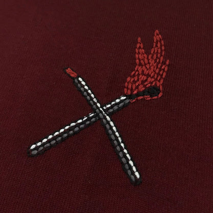 Paul Smith | ポール・スミス PS RED EAR EMBROIDERY PLATING CUT&SEWN 半袖Ｔシャツ PY-GT-84569 ボルドー/バーガンディー サイズ：M【倉吉店】