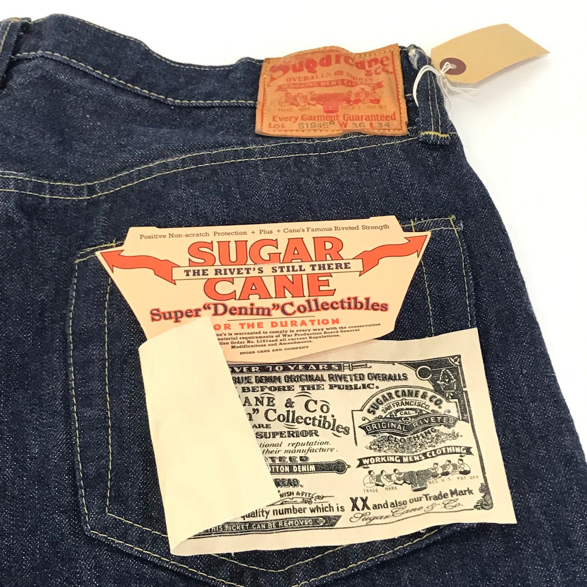 SUGAR CANE | シュガーケーン S1945 Super Denim Collectibles 01 14oz. デニムパンツ SC49001 インディゴ サイズ：36【倉吉店】