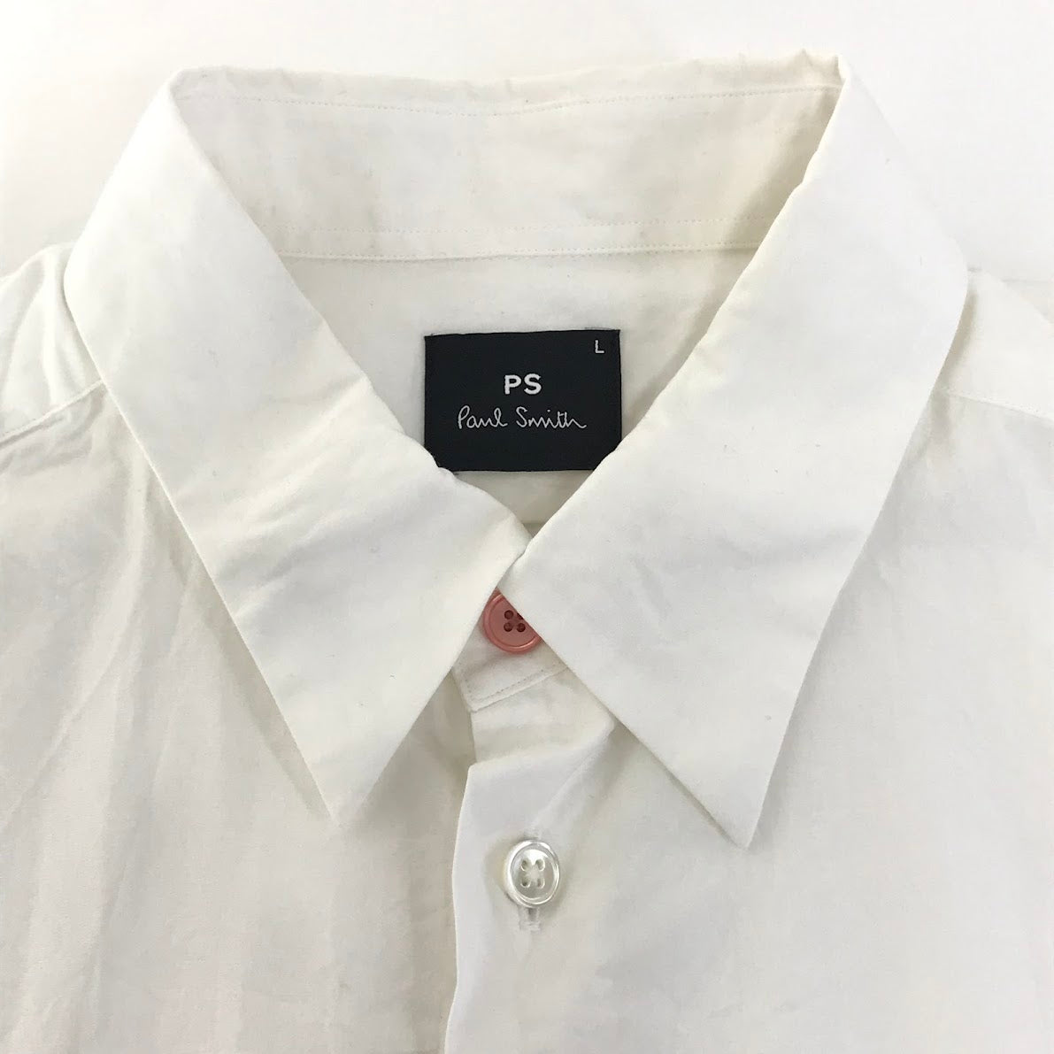 PS Paul Smith | ピーエスポールスミス 半袖シャツ ホワイト サイズ：L【倉吉店】