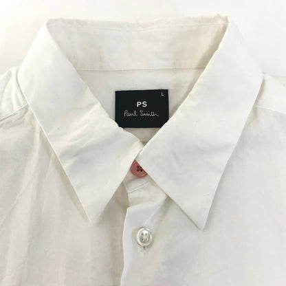 PS Paul Smith | ピーエスポールスミス 半袖シャツ ホワイト サイズ：L【倉吉店】