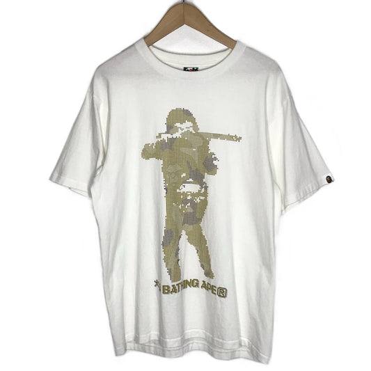 A BATHING APE | アベイシングエイプ ソルジャーTシャツ 半袖Ｔシャツ 001TEK801042 ホワイト サイズ：L【倉吉店】