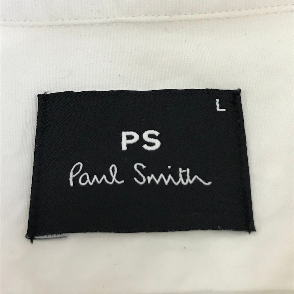 PS Paul Smith | ピーエスポールスミス 半袖シャツ ホワイト サイズ：L【倉吉店】