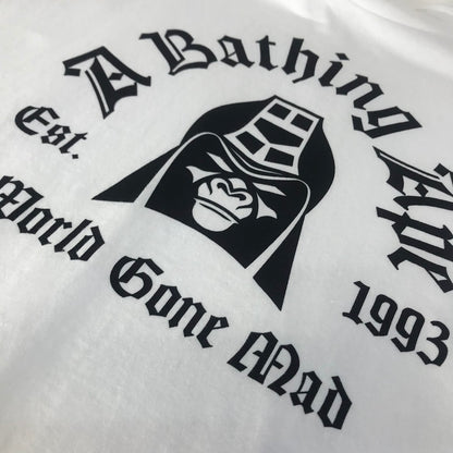 A BATHING APE | アベイシングエイプ MAD GENERAL COLLEGE TEE 半袖Ｔシャツ 1L30110059 ホワイト サイズ：L【倉吉店】【代金引換不可・日時指定不可】【ポスト投函】