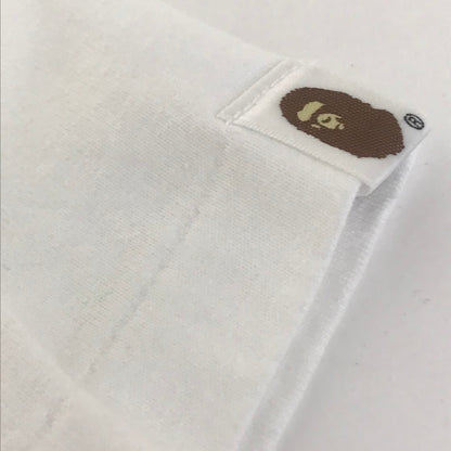 A BATHING APE | アベイシングエイプ MAD GENERAL COLLEGE TEE 半袖Ｔシャツ 1L30110059 ホワイト サイズ：L【倉吉店】【代金引換不可・日時指定不可】【ポスト投函】