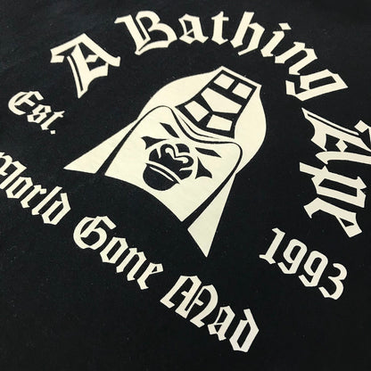 A BATHING APE | アベイシングエイプ MAD GENERAL COLLEGE TEE 半袖Ｔシャツ 001TEL301059M ブラック サイズ：XL【倉吉店】【代金引換不可・日時指定不可】【ポスト投函】