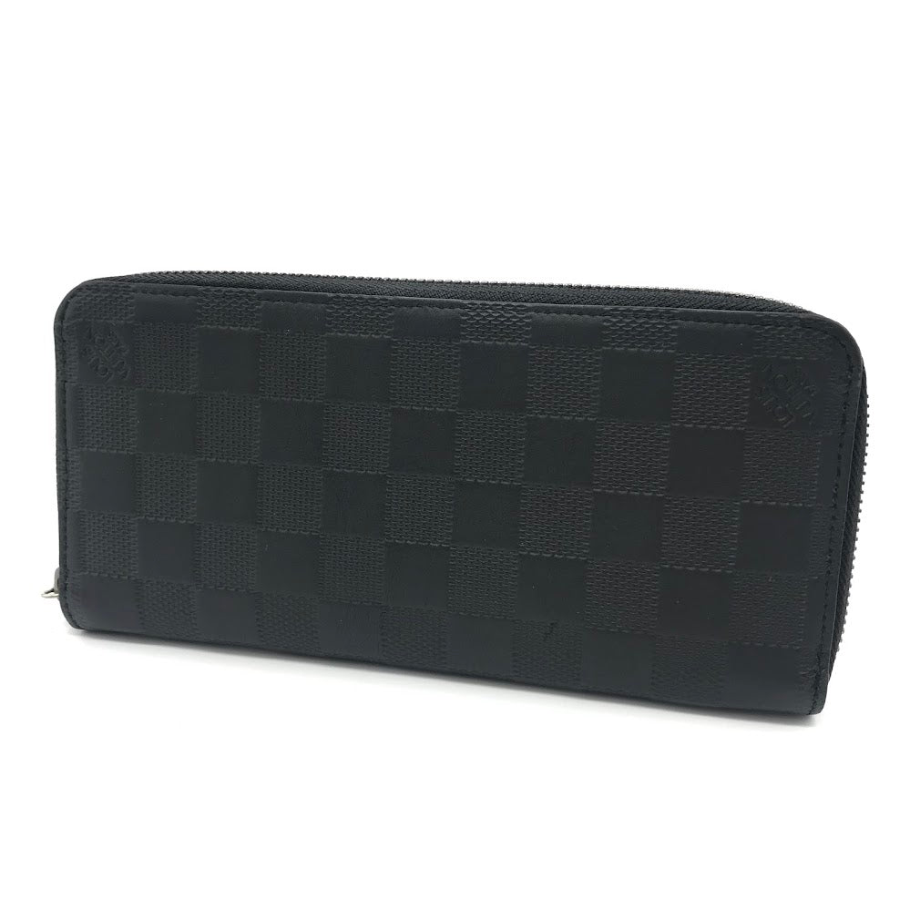 LOUIS VUITTON | ルイ・ヴィトン ダミエ アンフィニ ジッピーウォレット・ヴェルティカル ラウンドファスナー長財布 長財布 N63548 ブラック【倉吉店】