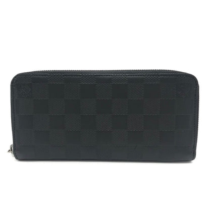 LOUIS VUITTON | ルイ・ヴィトン ダミエ アンフィニ ジッピーウォレット・ヴェルティカル ラウンドファスナー長財布 長財布 N63548 ブラック【倉吉店】