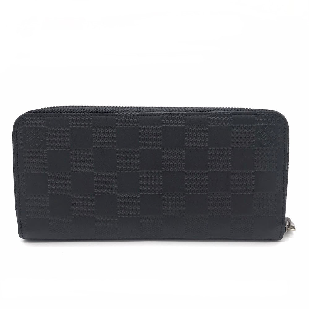 LOUIS VUITTON | ルイ・ヴィトン ダミエ アンフィニ ジッピーウォレット・ヴェルティカル ラウンドファスナー長財布 長財布 N63548 ブラック【倉吉店】
