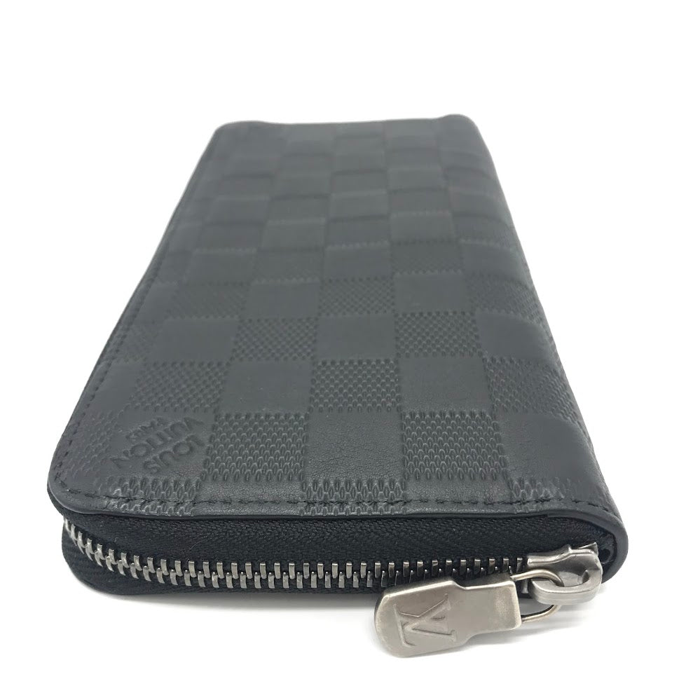 LOUIS VUITTON | ルイ・ヴィトン ダミエ アンフィニ ジッピーウォレット・ヴェルティカル ラウンドファスナー長財布 長財布 N63548 ブラック【倉吉店】