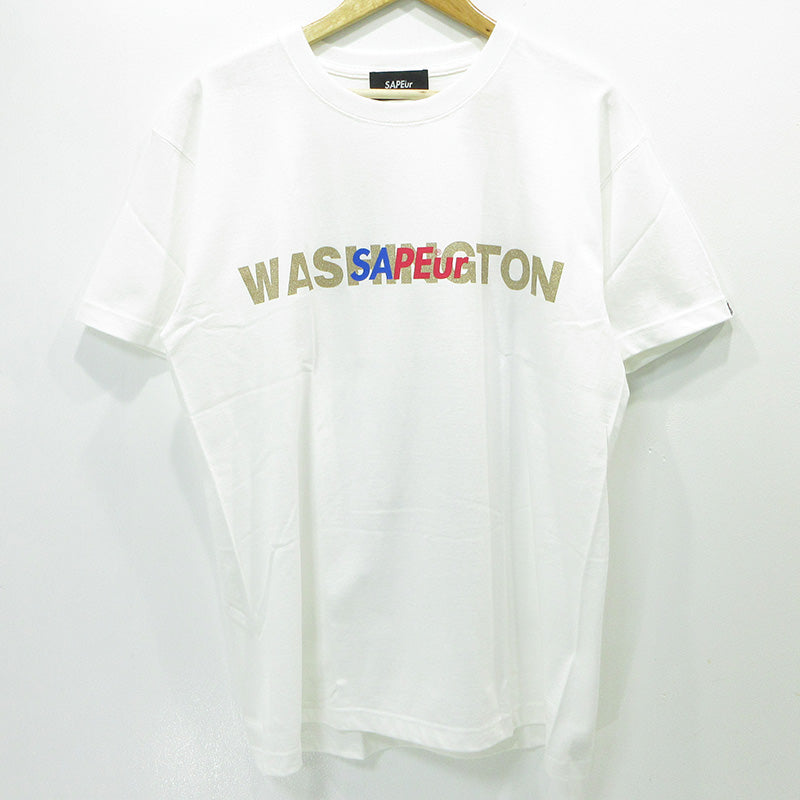 SAPEur | サプール WASHINGTON ロッドマン半袖Tシャツ 半袖Ｔシャツ ホワイト サイズ：XL【三重本店】