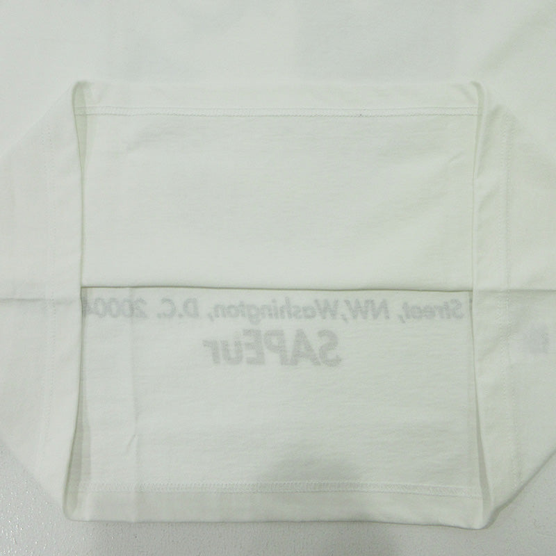 SAPEur | サプール WASHINGTON ロッドマン半袖Tシャツ 半袖Ｔシャツ ホワイト サイズ：XL【三重本店】