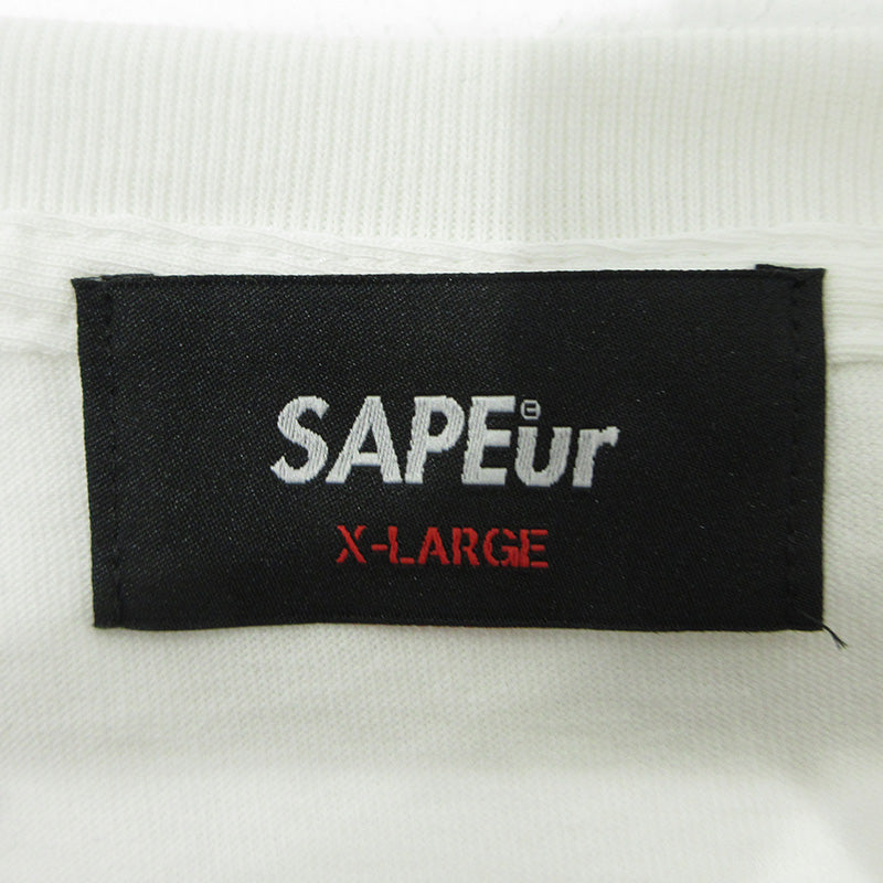 SAPEur | サプール WASHINGTON ロッドマン半袖Tシャツ 半袖Ｔシャツ ホワイト サイズ：XL【三重本店】