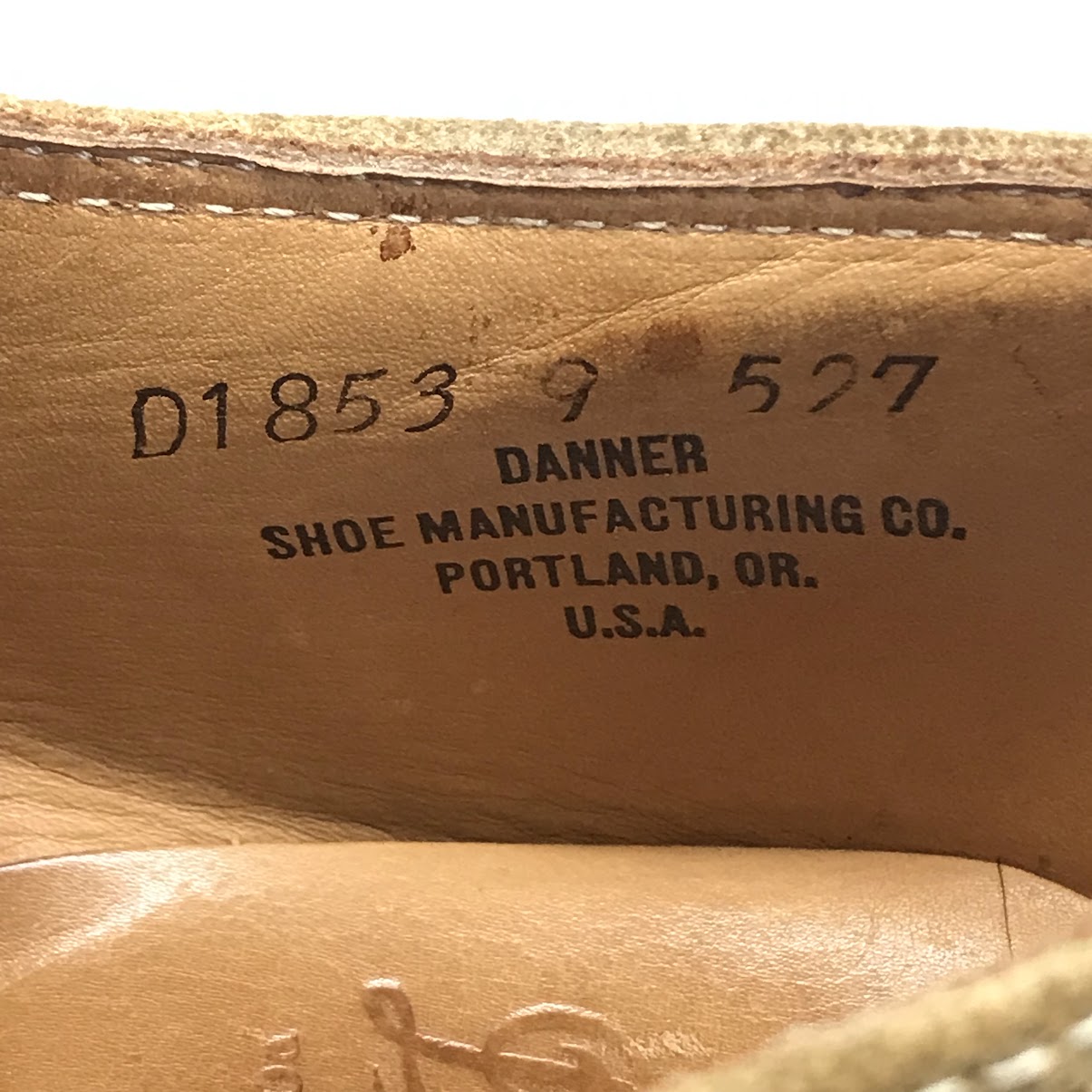 Danner | ダナー MANAWA マナワ オックスフォード スエード ブーツ D-1853 ベージュ 27cm【倉吉店】