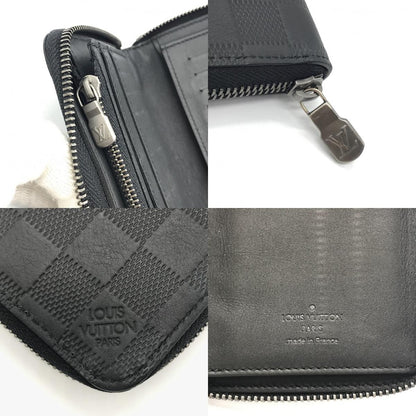 LOUIS VUITTON | ルイ・ヴィトン ダミエ アンフィニ ジッピーウォレット・ヴェルティカル ラウンドファスナー長財布 長財布 N63548 ブラック【倉吉店】