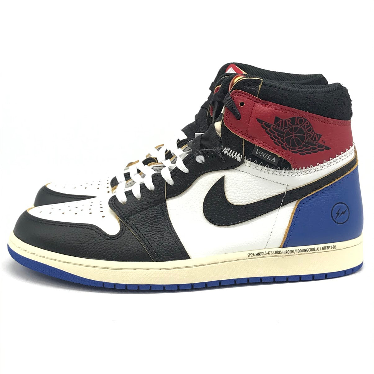 NIKE | ナイキ FRAGMENT DESIGN/UNION（フラグメントデザイン/ユニオン）AIR JORDAN 1 HIGH OG スニーカー IO7847-002 ブラック/ホワイト/バーシティーレッド 29cm【倉吉店】