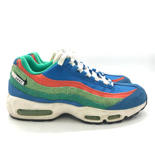 NIKE | ナイキ AIR MAX 95 SE 'AIR MAX RUNNING CLUB' マックス 95 シーズナルエディション スニーカー DH2718-400 ブルー/ブラック-ローマ グリーン 27.5cm【倉吉店】