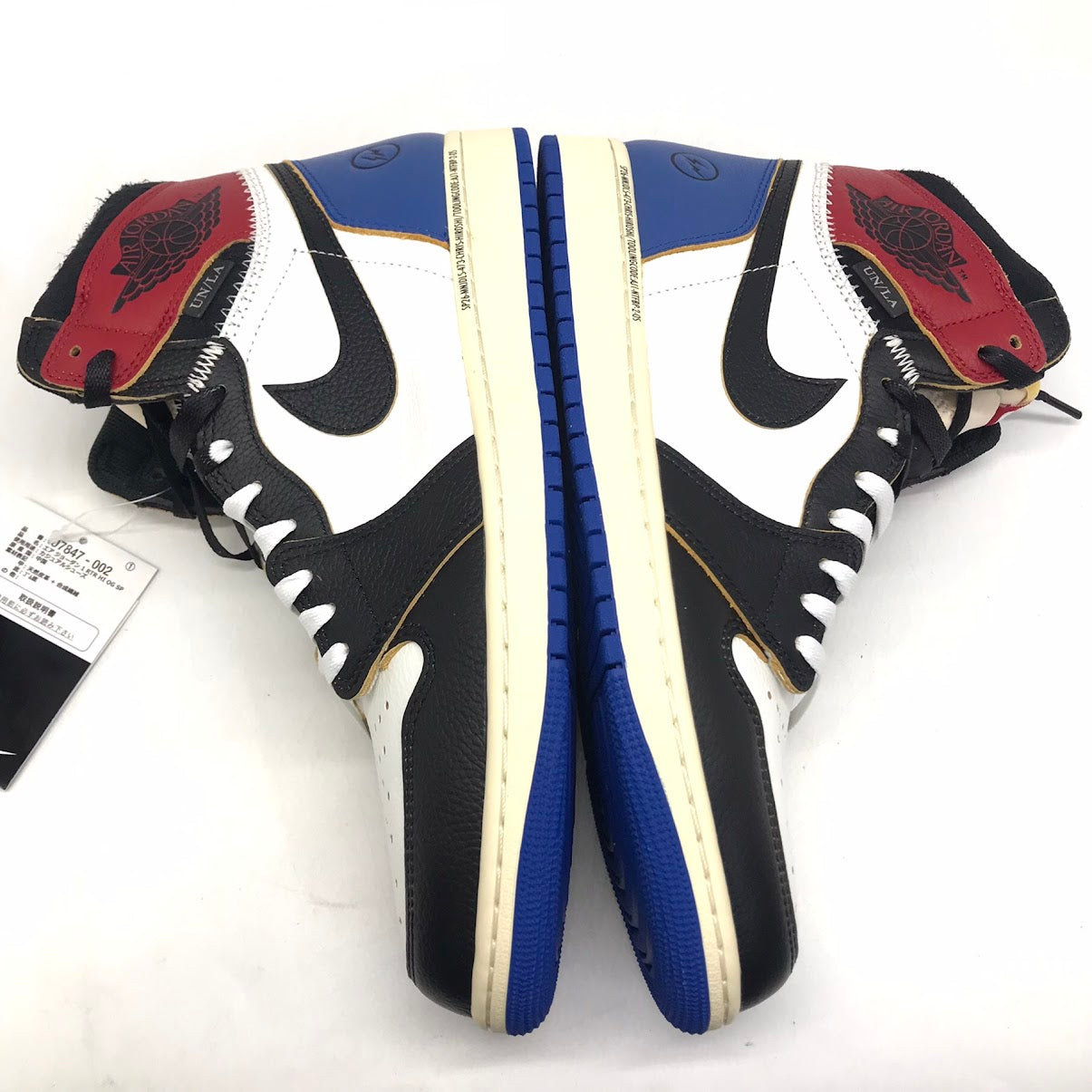 NIKE | ナイキ FRAGMENT DESIGN/UNION（フラグメントデザイン/ユニオン）AIR JORDAN 1 HIGH OG スニーカー IO7847-002 ブラック/ホワイト/バーシティーレッド 29cm【倉吉店】