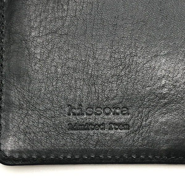 kissora | キソラ 二つ折り財布 ブラック【倉吉店】