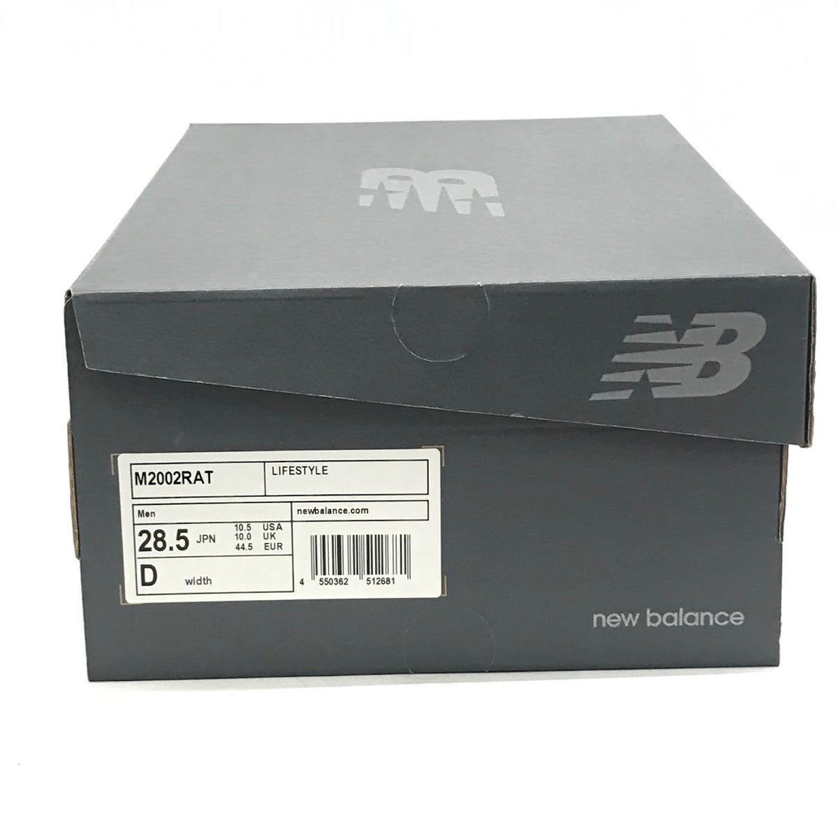 NEW BALANCE | ニューバランス × ATMOS(アトモス) スニーカー M2002RAT グレー 28.5cm【倉吉店】