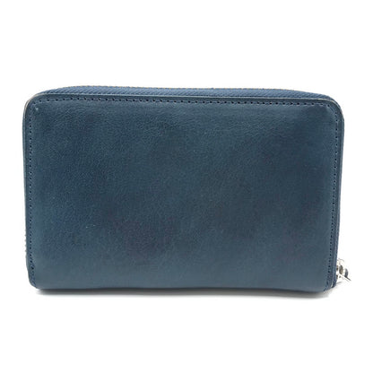 NELD｜ネルド ミドルラウンド財布 二つ折り財布 NELD-AN150 ブルー【倉吉店】