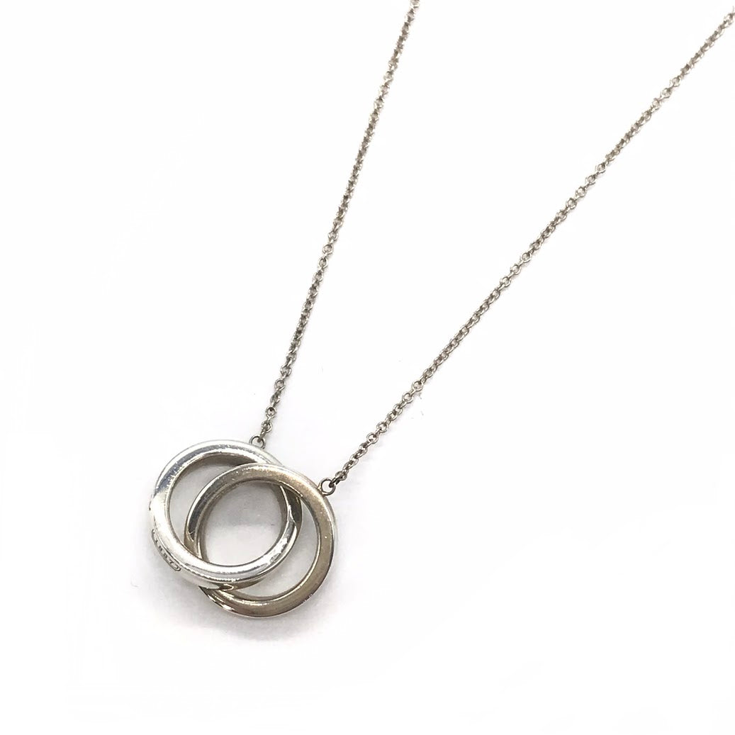 Tiffany&co | ティファニー インターロッキング/ダブルリング | 925 ネックレス【倉吉店】