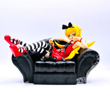 【中古】 フィギュア 忍野忍 赤ver. 「一番くじプレミアム ＜物語＞シリーズ ～暦ノ至福ノ時～」 ラストワン賞 プレミアムフィギュア【フィギュア】【倉吉店】