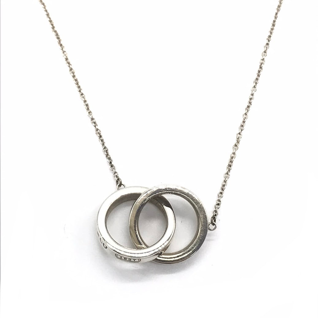 Tiffany&co | ティファニー インターロッキング/ダブルリング | 925 ネックレス【倉吉店】