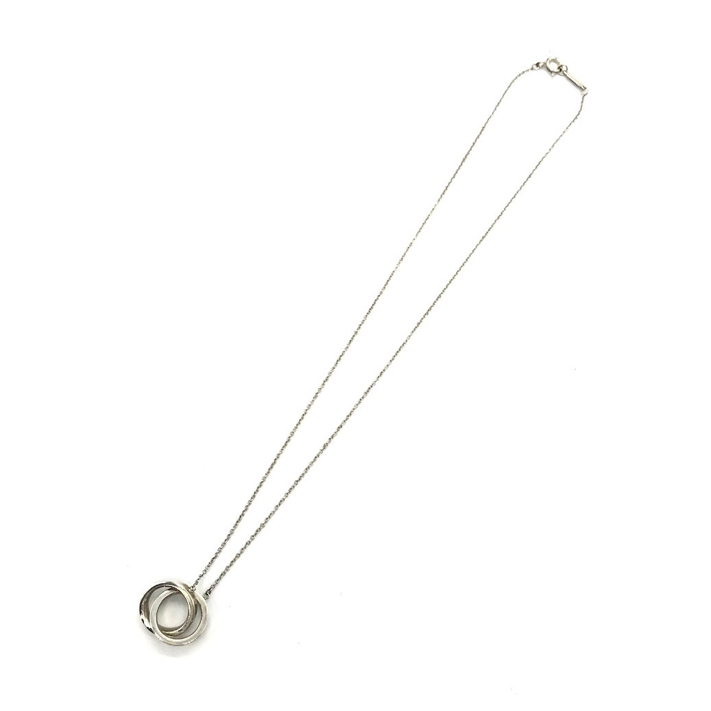 Tiffany&co | ティファニー インターロッキング/ダブルリング | 925 ネックレス【倉吉店】