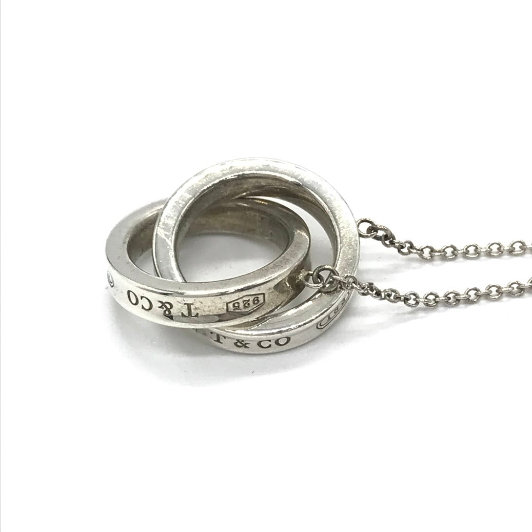 Tiffany&co | ティファニー インターロッキング/ダブルリング | 925 ネックレス【倉吉店】