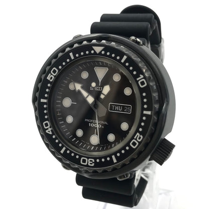 SEIKO | セイコー Marine Master マリーンマスター アナログクォーツ 腕時計 7C46-0AA0 ブラック【倉吉店】