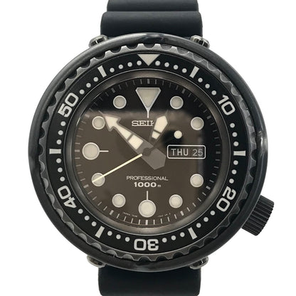 SEIKO | セイコー Marine Master マリーンマスター アナログクォーツ 腕時計 7C46-0AA0 ブラック【倉吉店】