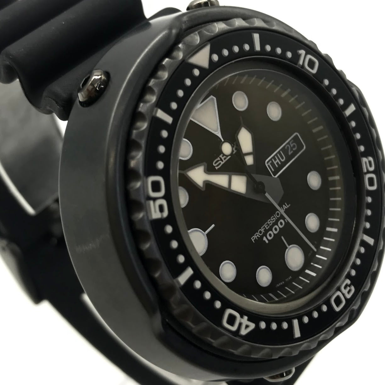 SEIKO | セイコー Marine Master マリーンマスター アナログクォーツ 腕時計 7C46-0AA0 ブラック【倉吉店】