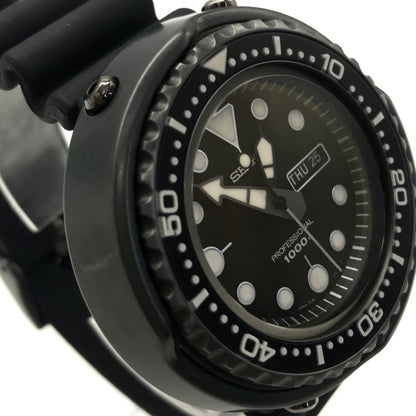 SEIKO | セイコー Marine Master マリーンマスター アナログクォーツ 腕時計 7C46-0AA0 ブラック【倉吉店】