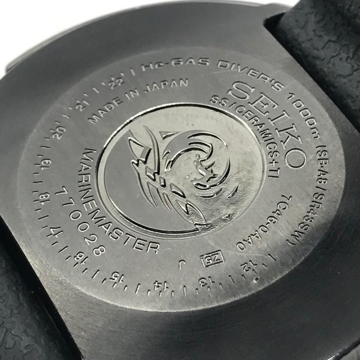 SEIKO | セイコー Marine Master マリーンマスター アナログクォーツ 腕時計 7C46-0AA0 ブラック【倉吉店】