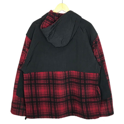 TOMMY HILFIGER | トミーヒルフィガー 90S フリースアノラック ハーフジップ チェック柄 その他トップス レッド サイズ：L【倉吉店】