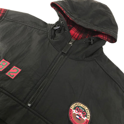 TOMMY HILFIGER | トミーヒルフィガー 90S フリースアノラック ハーフジップ チェック柄 その他トップス レッド サイズ：L【倉吉店】