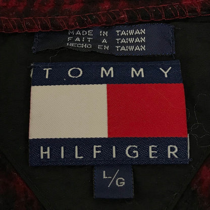 TOMMY HILFIGER | トミーヒルフィガー 90S フリースアノラック ハーフジップ チェック柄 その他トップス レッド サイズ：L【倉吉店】