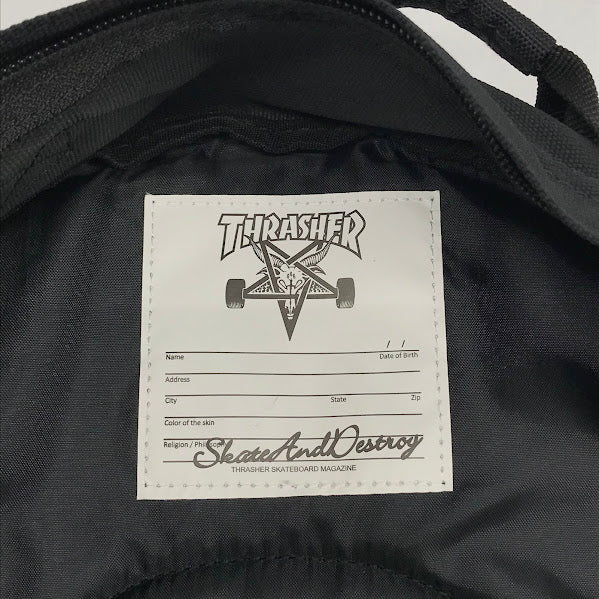 THRASHER | スラッシャー バックパック リュック・デイパック ブラック【倉吉店】