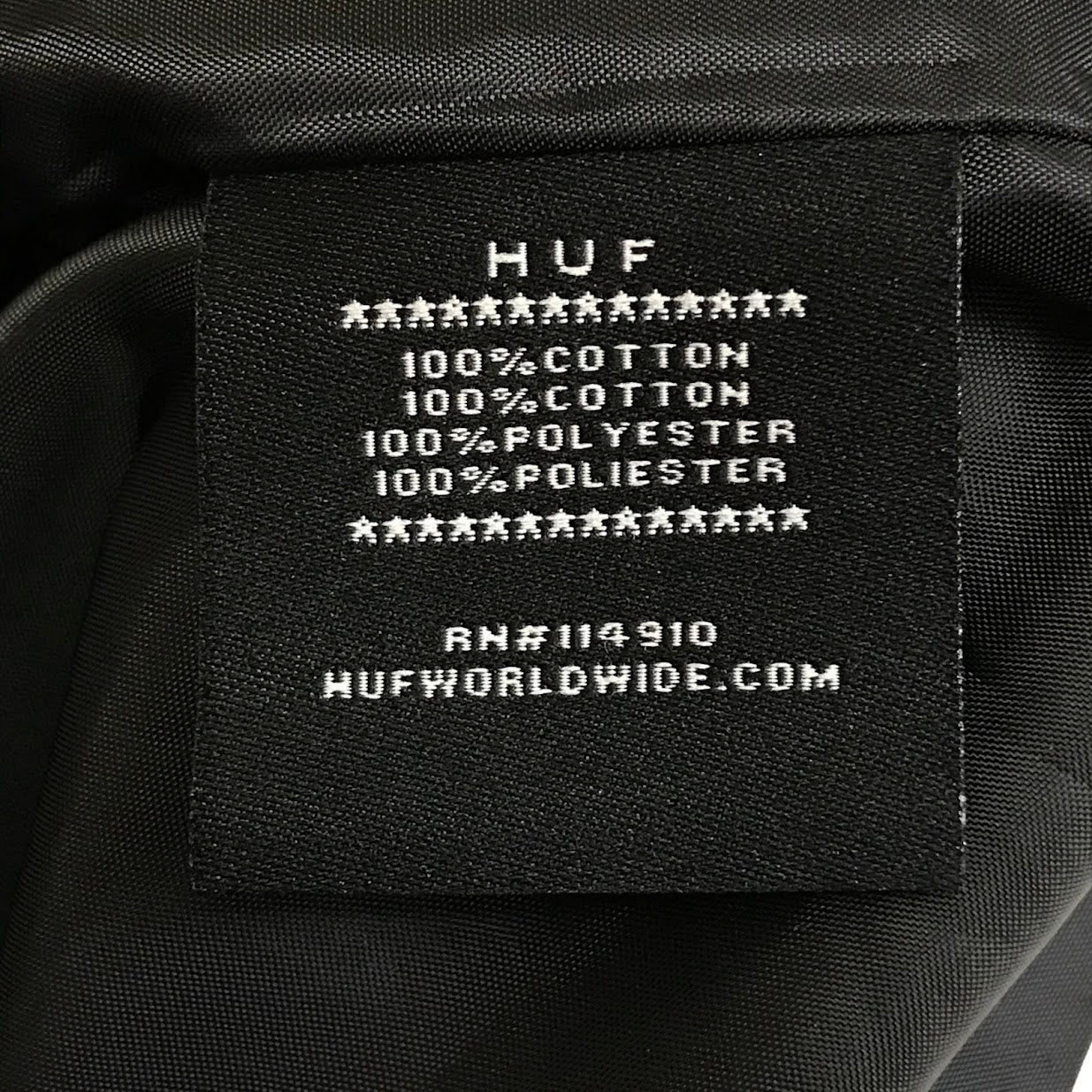 HUF | ハフ INFO WARFARE COACHES JACKET コーチジャケット ナイロンジャケット ブラック サイズ：M【倉吉店】