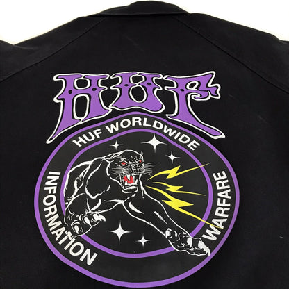 HUF | ハフ INFO WARFARE COACHES JACKET コーチジャケット ナイロンジャケット ブラック サイズ：M【倉吉店】