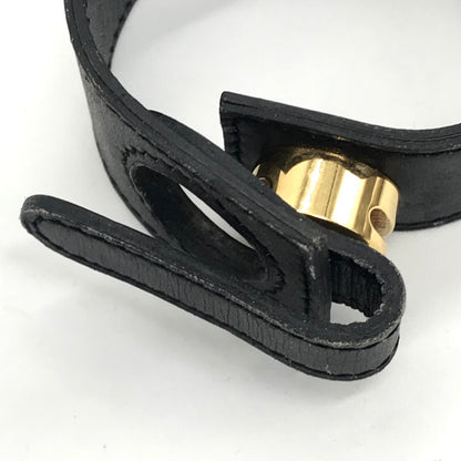 HERMES | エルメス セリエ レザー ブレスレット ブラック×ゴールド【倉吉店】
