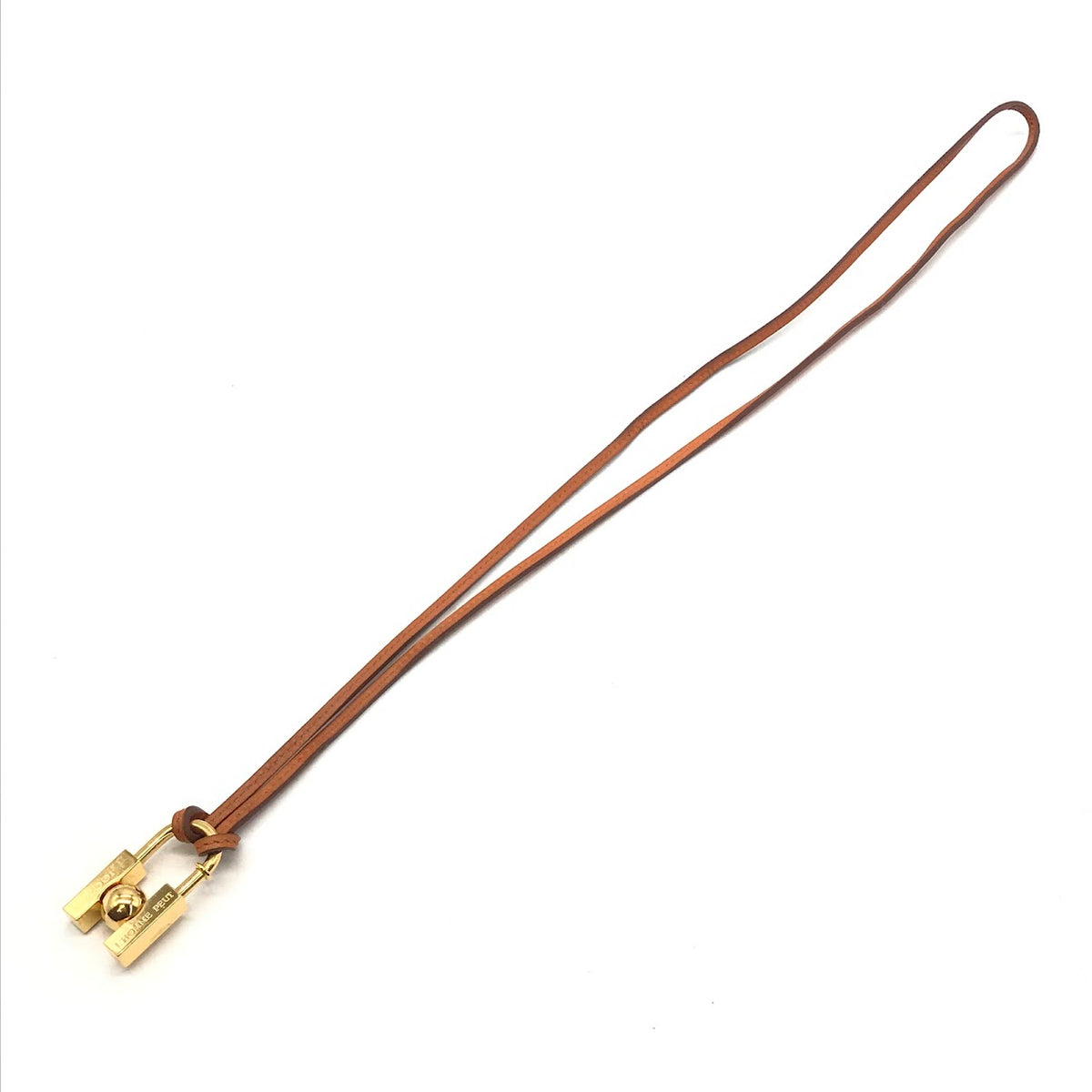 HERMES | エルメス L'HOMME PEUT EMBELLIR LA TERRE 未知なる地球の美を求めて カデナ ネックレス ゴールド【倉吉店】