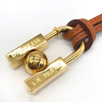 HERMES | エルメス L'HOMME PEUT EMBELLIR LA TERRE 未知なる地球の美を求めて カデナ ネックレス ゴールド【倉吉店】