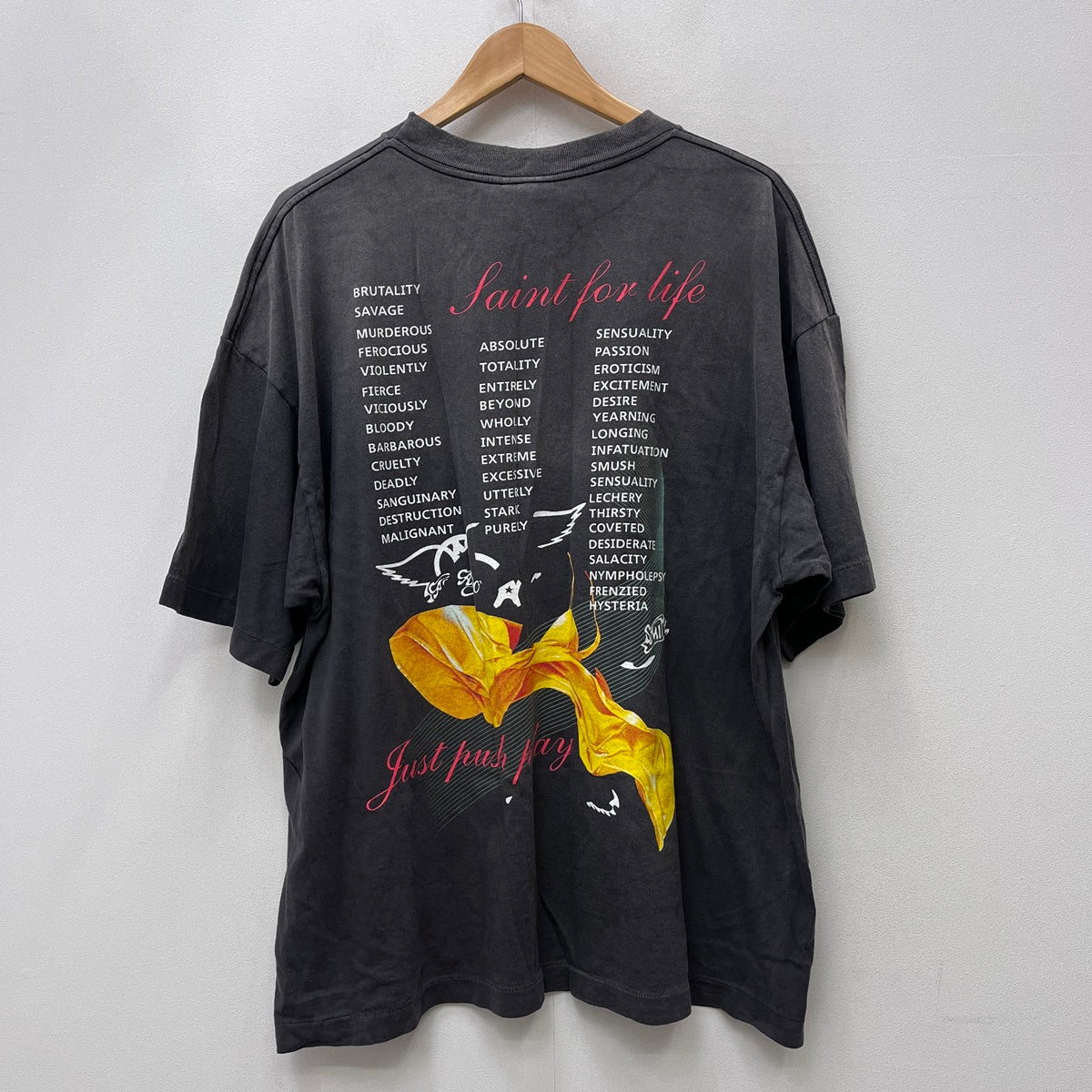 SAINT MICHAEL | セントマイケルセイントマイケル AEROSMITH S/S T-SHIRT 半袖Ｔシャツ SM-MK8-0000-C25 サイズ：XXL【加古川店】