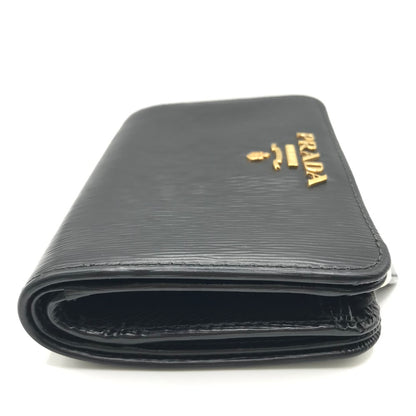 PRADA | プラダ サフィアーノレザー 財布 二つ折り財布 1ML018 ブラック【倉吉店】