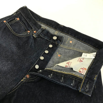 児島ジーンズ | コジマジーンズ 17oz Left Hand Twill Selvedge Cowboy Straight デニムパンツ RNB-1401 インディゴ サイズ：34【倉吉店】