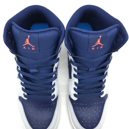 NIKE | ナイキ AIR JORDAN 1 MID スニーカー DQ8426-403 ネイビー 28cm【倉吉店】
