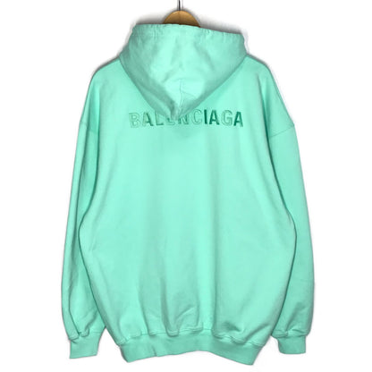 BALENCIAGA | バレンシアガ Logo Hoodie プルオーバーパーカー パーカー 578135 TLVB8 グリーン サイズ：XS【倉吉店】