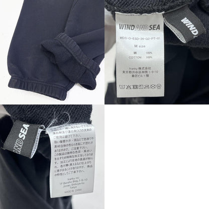 WIND AND SEA | ウィンダンシーウインダンシー SULFUR DYEING LOGO SWEATPANT パンツ WDS-O-ESD-26-Q2-PT-01 ブラック サイズ：M【加古川店】