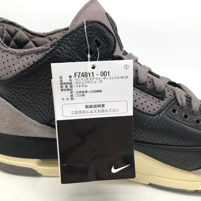NIKE | ナイキ WMNS AIR JORDAN 3 RETRO OG SP スニーカー FZ4811-001 ブラック 27.5cm【倉吉店】